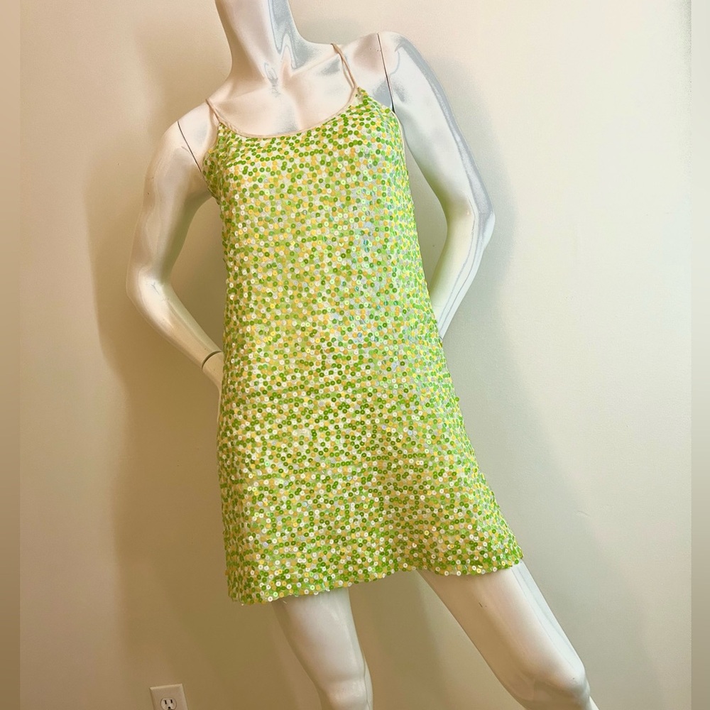 Henri Bendel Vintage Sequin Mini Dress